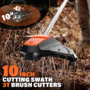 MAXLANDER 40V Hedge Trimmer, Weed Wacker Cordless, 8" Electric Pole Saw and Brush Cutter Blade, 4-in-1 Multi Garden Tools with 2 * 20V 4.0Ah Batteries and 1*Charger by GreenHaven Gardens