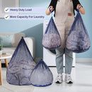 4Pcs Mesh Laundry Bags Washing Machine Mesh Wash Bags for Clothes,Underwear,Lingerie, Bed Linen with Drawstring Closure Sturdy(4 Size, Blue) by TinyTreasures Baby Boutique