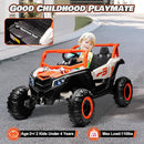 Electric Car for Kids, JOYRACER 24V Ride on Car Battery Powered Off-Road UTV w/Remote Control, 3 Speeds, 4x150W Powerful Motors, 18" Seat, Bluetooth, MP3, Electric Vehicles with Big Pull Bow by TinyTreasures Baby Boutique