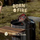 Charcoal Grills - 40 lbs Stainless Steel Smoker Grill 3-in-1 for Cooking & Home BBQ - Portable Vertical Smoker Barrel for Outdoor Grilling & Camping - Meat Grill with Thermometer & Accessories by GreenHaven Gardens