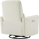 CHITA Power Recliner Chair Swivel Glider, FSC Certified Upholstered Living Room Nursery Reclining Sofa Chair with Lumbar Support, Linen by CozyNest Decor