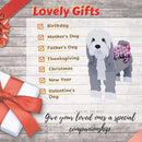 Baba Collie Dog Planter Plant Pots,Cute Garden Dog Flower Planter,Dog Planters Birthday Gifts for Women,Office,Indoor/Outdoor Decor（9.45in*5.98 * 13.54in） by GreenHaven Gardens