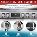Stove Knob Safety Covers - Gas Stove Knob Locks & Oven Knob Covers for Child Safety, Baby Proofing Stove & Oven with Childproof Stove Knob Locks, Baby Proof Oven Lock, Gas Stove Child Safety Covers by TinyTreasures Baby Boutique