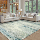 10x14 Area Rugs for Living Room: Soft Abstract Large Area Rug Non-Shedding Anti-Skid Stain Resistant Indoor Floor Modern Washable Rugs for Bedroom Dining Room Nursery Farmhouse Home Office-Blue/Gray by TinyTreasures Baby Boutique
