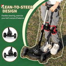 Besrey Kick Scooter for Kids Ages 3-10, 3-Wheel Folding Scooter with Adjustable Height, LED Light Wheels, Extra Wide Deck for Outdoor Activities by TinyTreasures Baby Boutique