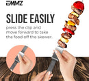 Grilling Skewer–16.5"flat metal skewers with removable Slider (set of 10) Storage Bag stainless steel skewers for BBQ-kebab koobideh-Skewers for kabab Barbecue meat vegetable-Grill sticks forcamping by GreenHaven Gardens