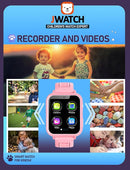 Kids Smart Watch for Boys Girls 6-12 with Pedometer Audio Book Camera Music Player Birthday Present Christmas (Pink by TinyTreasures Baby Boutique