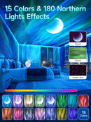 Northern Lights Projector,180 Lighting Modes Galaxy Projector for Bedroom,15 White Noise&Bluetooth Galaxy Projector for Bedroom,Remote+Timer Moon Star Projector Galaxy Light Projector,Christmas Gifts by TinyTreasures Baby Boutique