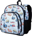 Wildkin JumpOff Jo 12-inch Kids Backpack – Lightweight, Durable Toddler Bag - Jo's Garage by TinyTreasures Baby Boutique