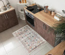 Keen Home Design 2x3 Rug - Machine Washable Entry Rug with Non-Slip Backing, Ideal for Enteryway, Kitchen, Bathroom, Laundry Room - Vintage, Easy Clean, Durable, Low Pile Rug - (2' x 3') by CozyNest Decor