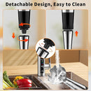 Immersion Blender Handheld, 3-Angle Adjustable with 21-Speed Electric Hand Emulsion Stick Blender with Stainless Steel Blade for Milkshakes, Puree, Soup, Baby Food, Smoothies by TinyTreasures Baby Boutique