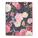 Lambs & Ivy Secret Garden Luxury Floral 3-Piece Cotton Sateen Crib Bedding Set by TinyTreasures Baby Boutique