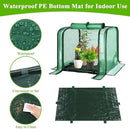 U'Artlines Portable Mini Greenhouse Small Green House with Waterproof Pad 23x13x17 Inch Plant Cover Tent for Garden Small Plants Indoor Outdoor, Green PE by GreenHaven Gardens
