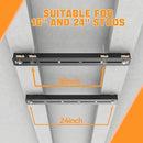 Ultrawall Overhead Garage Storage Rack, Heavy Duty Ceiling Storage Rack, 26 Inch Adjustable Ceiling Bin Storage System, 5 Sets for 4 Bins by GreenHaven Gardens