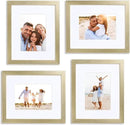Sheffield Home 4 Piece Gallery Wall Frame Set, 8x10 Inch, Gold by CozyNest Decor