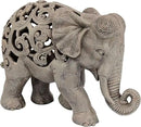 Design Toscano Anjan the Elephant Jali Sculpture by CozyNest Decor