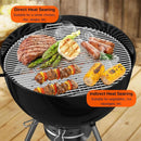 onlyfire Charcoal Basket with Water Reservoir for Two-Zone Cooking, Stainless Steel Charcoal Briquet Holder for Weber 22/26 Inch Kettle Grills by GreenHaven Gardens