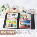 RECUTMS Photo Album 4x6 200 Photos Premium Leather Cover with Front Window for Wedding Family Baby Vacation (Dark Green) by TinyTreasures Baby Boutique