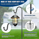 Ottsuls Shepherds Hooks with 5 Prongs Base for Outdoor - 92" Adjustable Bird Feeder Pole for Outside Hanging, Garden, Hummingbird Feeder, Plant Baskets, Solar Light Lanterns, Wedding Decor (1 Pack) by GreenHaven Gardens