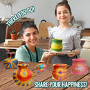 Insnug Pottery Wheel for Kids - Complete Pottery Kit for Beginners, Upgraded Sculpting Clay Tools, Air Dry Clay & Arts Supplies, Mini Pottery Wheel Crafts Kits for Kids Girls Boys Ages 8-12 by TinyTreasures Baby Boutique