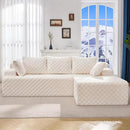 Hobestluk 96“ Modular Sectional Sofa Couches L-Shape Couch 3 Seat Modular Sofa Memory Foam Sectional Couches for Living Room, Cloud Couch with Oversized Chaise (White, Checked (Right Facing Chaise)) by CozyNest Decor