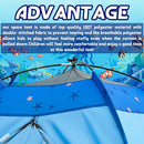 Undersea World Kids Play Tent, Kids Play Tent Foldable Pop Up Indoor Outdoor Party Undersea World Playhouse Tent Toy for Boys Girls-47 * 47 * 41 (Blue) by TinyTreasures Baby Boutique