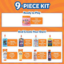 Elmer’s All-Star Slime Kit, Includes Liquid Glue, Slime Activator, and Premade Slime, 9 Count by TinyTreasures Baby Boutique