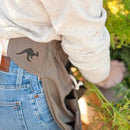 Roo Gardening Apron with Pockets & Harvesting, Picking Pouch - Adjustable, Water-resistant, Washable Canvas Cotton by GreenHaven Gardens