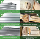 MGNO 2pcs 10x3x1FT Galvanized Raised Garden Bed-Outdoor Planter Box for Vegetables-Metal Garden Bed,Rectangle Planting Box for Herb,Flower by GreenHaven Gardens