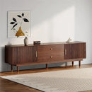 Mid Century Modern TV Stand for 75 inch TV, 70.9" Walnut TV Console with 2 Storage Cabinet & 2 Drawers, Entertainment Center, Media Console for Living Room/Bedroom by CozyNest Decor