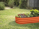 Galvanized Raised Garden Beds Outdoor // 4×2×1 ft (2-Pack) Planter Raised Beds for Gardening, Vegetables, Flowers (Orange) // Large Metal Garden Box by GreenHaven Gardens