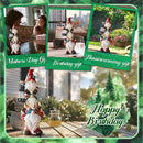 Garden Gnome Statue with Solar Lights Garden Sculptures Funny Triple Gnome Outdoor Patio Lawn Yard Balcony Garden Home Decor Birthday Gifts for Women Mom Grandma 12 in Fall Gnome by CozyNest Decor