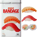 BioSwiss Bandages, Sushi Shaped Self Adhesive Bandage, Latex Free Sterile Wound Care, Fun First Aid Kit Supplies for Kids, 50 Count by TinyTreasures Baby Boutique