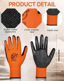 Nuogo 24 Pairs Gardening Gloves for Men Women Rubber Coated Landscaping Work Gloves Safety Work Construction by GreenHaven Gardens
