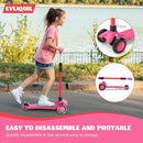 Kids Scooter,Lighted Wheels and 3 Adjustable Height Handlebars Scotters for Kids 3-12,3 Wheel Toddler Kick Scotter for Boys & Girls up to 132 Lbs. by TinyTreasures Baby Boutique