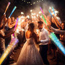 100 PCS Glow Fiber Wands Sticks,LED Light Wands,Glow in The Dark Party Supplies,Fiber Optic Wands,LED Flashing Sticks,Fiber Optic Light Wand Stick for Party,Wedding,New Year Party Favors by TinyTreasures Baby Boutique