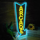 Arcade Neon Sign LED Light Dimmable Gaming Lights for Wall Decor USB Powered Neon Gaming Sign for Game Rooms, Bars and Retro Arcade Decor Gifts for Teenage Boys, Kids by CozyNest Decor