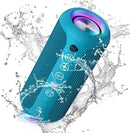 Ortizan Portable Bluetooth Speakers, IPX7 Waterproof Wireless Outdoor Speaker with 24W Loud Stereo Sound And Bluetooth 5.3, Deep Bass, RGB Lights, Dual Pairing, 30H Playtime for Home, Party by TinyTreasures Baby Boutique