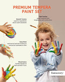 Fantastory Tempera Paint for Kids 8 Colors (8.4 oz Each) Washable, Non-Toxic for Poster and Sponge Painting, Finger and Hand Paint Bottles Gifts by TinyTreasures Baby Boutique