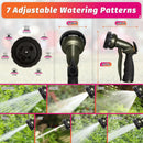 AUTOMAN Garden Hose Nozzle - 7 Patterns Sprayer, 100% Metal High Pressure Spray Nozzle, Labor-Saving Design, Heavy Duty Water Hose Nozzle for Garden Watering, Car Washing, Window Cleaning,Pets Bathing by GreenHaven Gardens