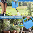 Outdoor Watering Can for Plants Indoor Watering Can for Houseplants 3/4 Gallon 3L (Blue) by GreenHaven Gardens