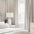 MIULEE 100% Blackout Linen Textured Curtains for Bedroom Solid Thermal Insulated Ivory Grommet Room Darkening Curtains & Drapes Luxury Decor for Living Room Nursery 52 x 120 Inch (2 Panels) by TinyTreasures Baby Boutique