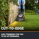 WORX 40V 17'' Cordless Lawn Mower for Medium Size Yards, 2-in-1 Electric Mower Cuts to Edge, Compact & Lightweight Push Lawn Mower with 6-Position Height Adjustment – 2 Batteries & Charger Included by GreenHaven Gardens