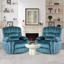 Recliner Chair Manual Modern Ergonomic Lounge Single Sofa Seat Living Room Lounge Recliners on Clearance Foam Filling by CozyNest Decor