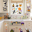 Halloween Window Clings - Halloween Decorations Static Window Stickers for Glass, Removable Large Double-Sided Window Decals for Indoor Home Decor, Bat Fall Cute Party Gift, 65 PCS/9 Sheet by CozyNest Decor