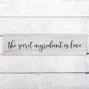 Generic Funny Wood Sign The Secret Ingredient is Love Rustic Wooden Hanging Sign Home Farmhouse Kitchen Wall Decoration 16 x 4 Inch