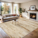 8x10 Area Rugs for Living Room - Washable Rug Modern Abstract Soft Large Neutral Non-Slip Carpet Indoor Floor Stain Resistant Thin Carpets for Bedroom Dining Room Farmhouse Nursery Home Office Beige by TinyTreasures Baby Boutique