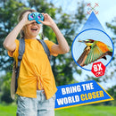 LET'S GO! Binocular for Kids, Compact High Resolution Shockproof Binoculars by TinyTreasures Baby Boutique