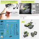 BIRANCO. Remote Control Tracked 3in1 Stunt Racer Building Kit - RC Car STEM Construction Toy, Gift Idea for Kids, Boys and Girls Ages 8-12 Year Old (353 Pcs) by TinyTreasures Baby Boutique