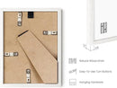 HAUS AND HUES 6x8 White Oak Wooden Picture Frame - Set of 9 6x8 Poster Frame - Premium Oak, Vertical Hang, Shatterproof Plexiglass - Ideal for Home, Room, Office (6x8-inch, White, Set of 9) by CozyNest Decor